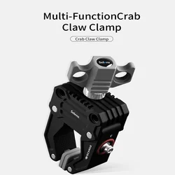 Selens Photography Multifunctional Crab Clamp Camera Head Aluminum Alloy C-type Strong Clip For Light Stand Extension Arm Clip