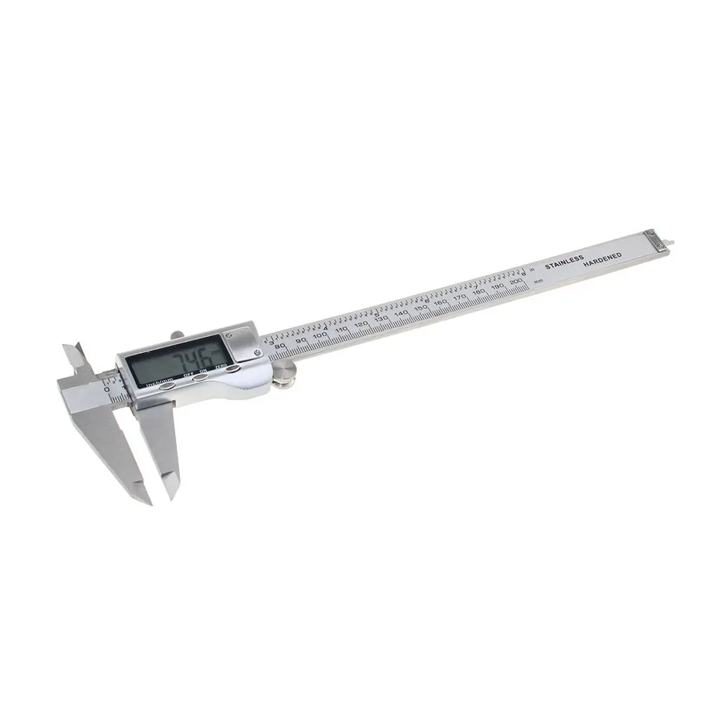 0-200mm 8inch Stainless Steel Electronic Digital Vernier Caliper Paquimetro Calipers 200mm Metal Casing Digital Caliper