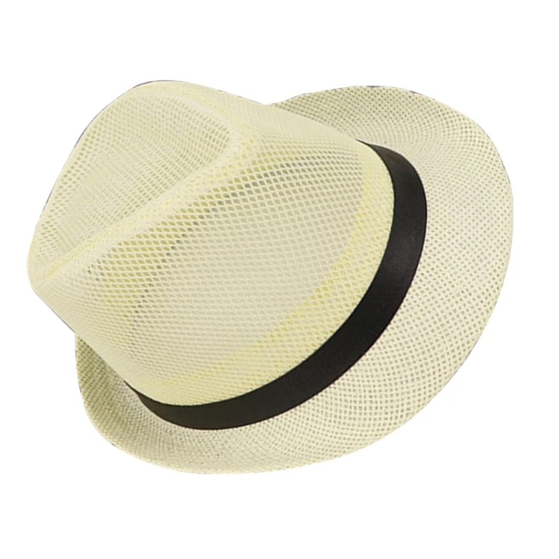 

Male Straw Weaving Hat Female Carnivals Party Hat for Teens Casual Summer Spring Hat for Fishing Camping Cycling