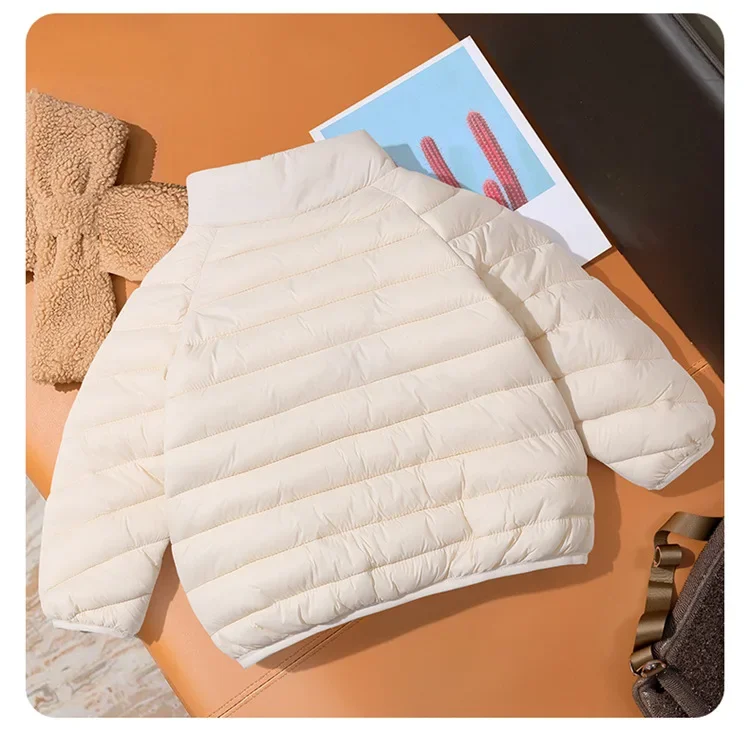 Baby Herbst-Winter-Stil Kinder-Baumwollkleidung Jacke mit Taschen Einfarbige Daunenjacke Kleinkind-Mantel Langarm Baby-Baumwollkleidung – Detail 12