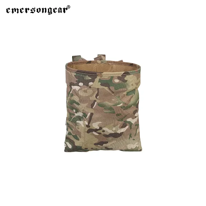 Emersongear Comabt Magazine Dump Pouch Foldable EDC Mag Drop Bag MOLLE Utility Airsoft Hunting Training Nylon