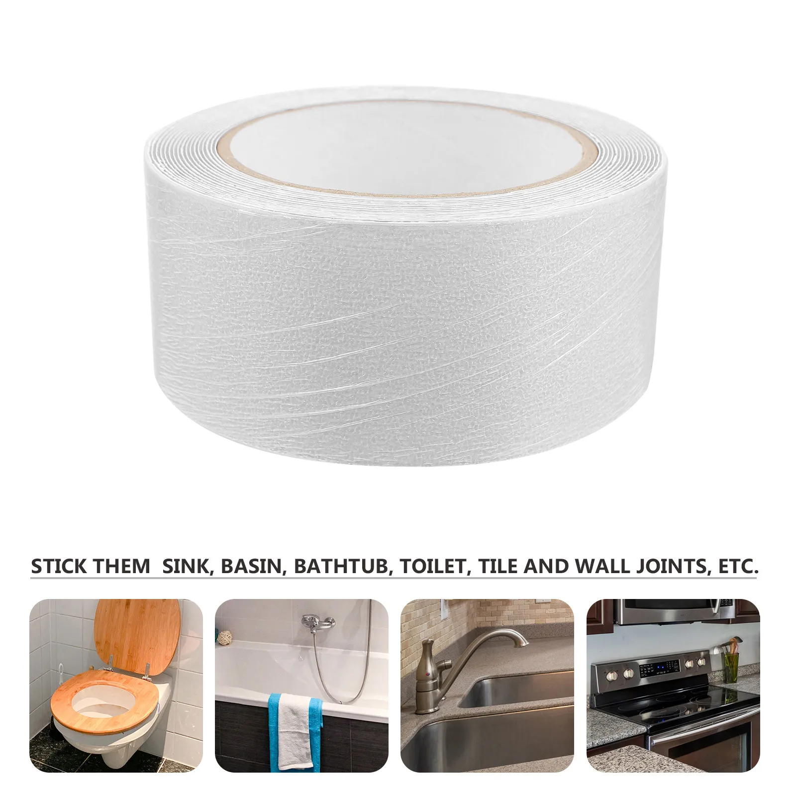 

1 рулон противоскользящих наклеек для ванной комнаты, самоклеящаяся легко режущаяся лента против скольжения, противоскользящие наклейки для ванны и пола в ванной комнате