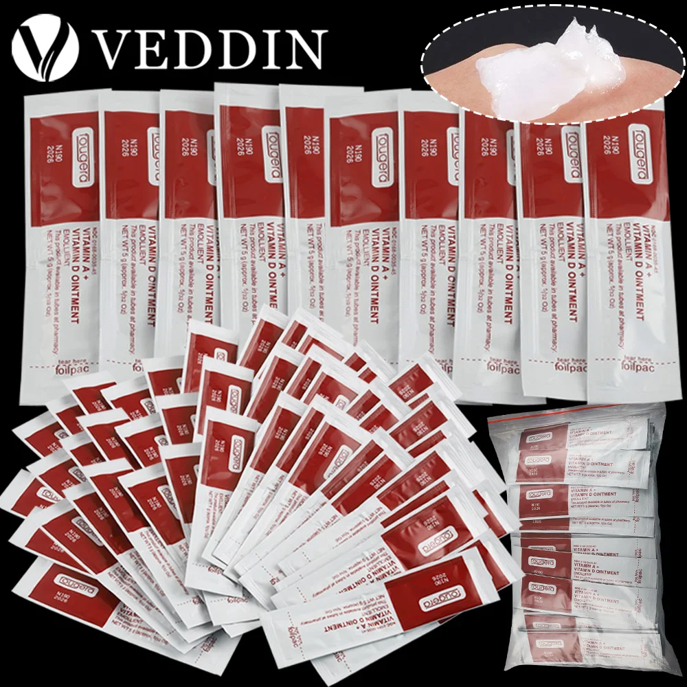 

100/80/50/10PCS Tattoo Aftercare Cream Fougera Vitamin Ointment Tattoo Soothing Care Supply Recovery Vitamin A&D Repairing Balms