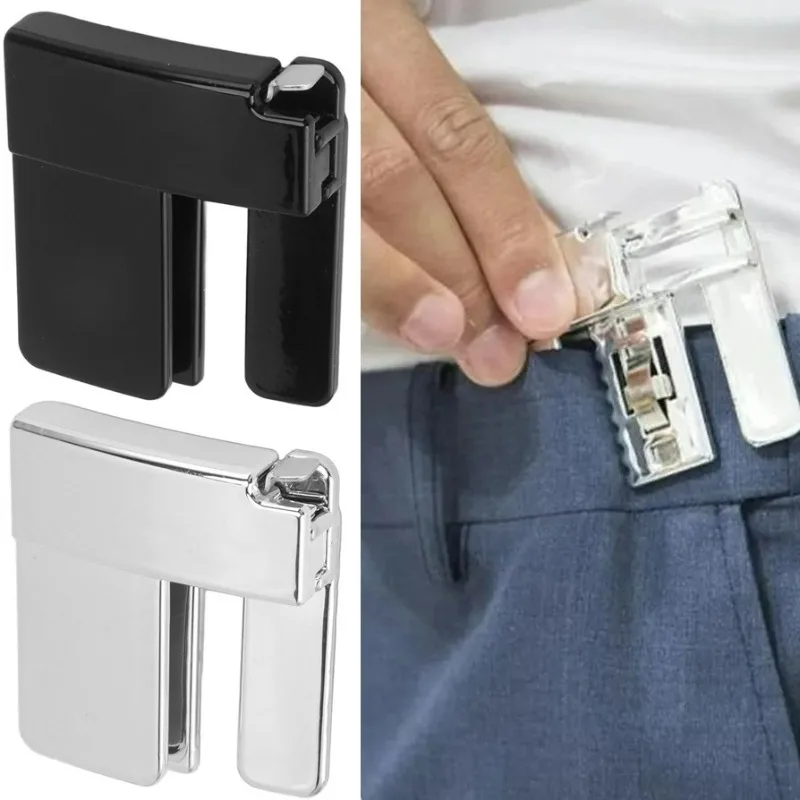 

Adjustable Pop Buckle Tighten The Waistband Buckle Pants Waist Shrink Clip Unisex Waist Stretch Buckle Multi-Function Belt Clip