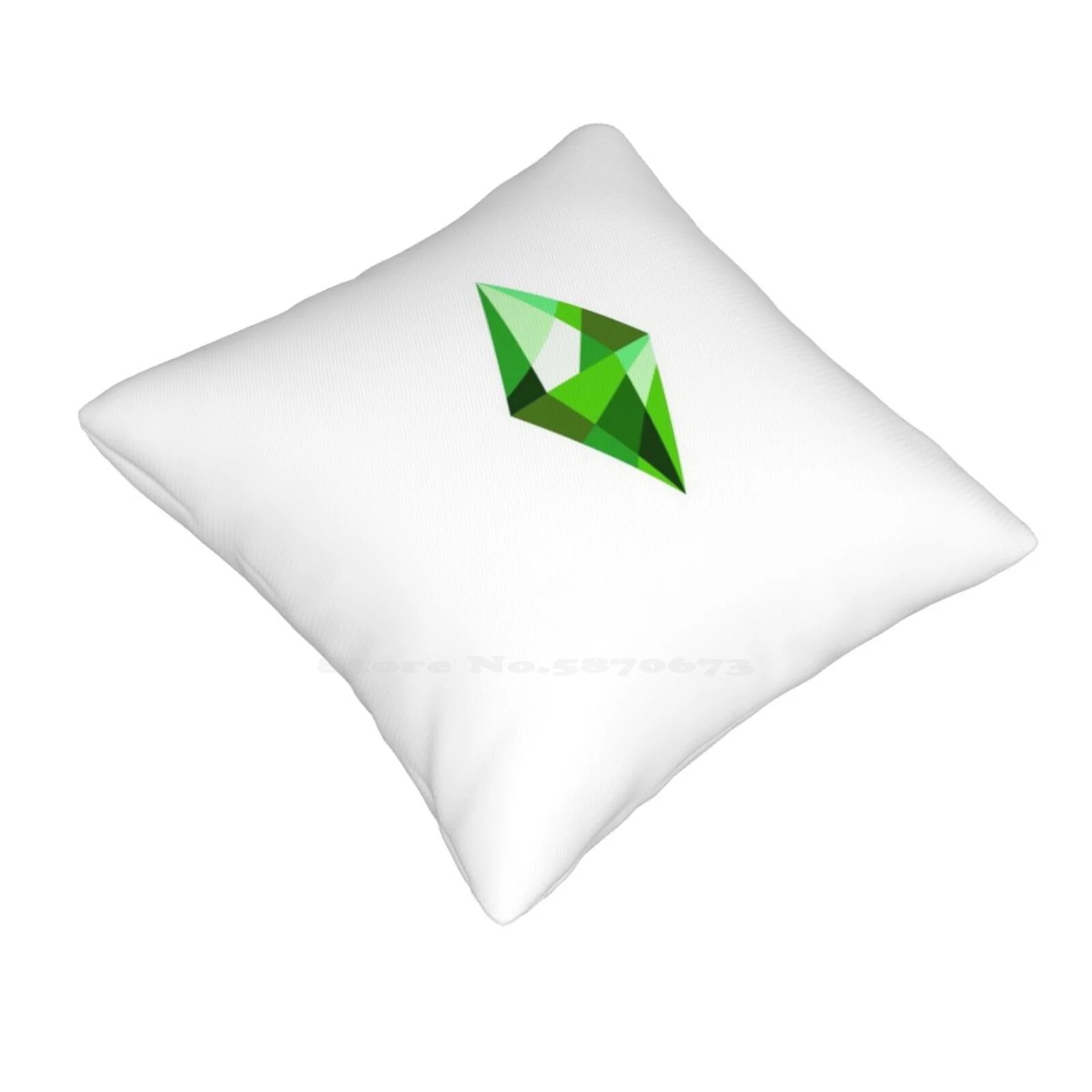 Sims 4 Rebranded Plumbob Bedroom Office Hug Pillowcase The Sims 4 Sims 4 Update Plumbob Happy Sims 3 Games Gaming Gamer Girl