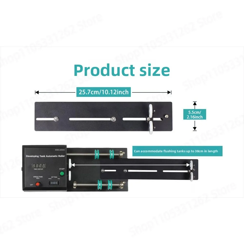 Universal Motorized Rotary Film Developing Tank Agitator Base for Black White Darkroom Processor
