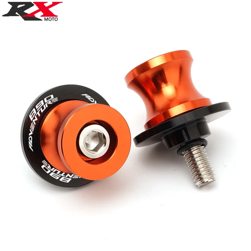 For KTM 890ADVENTURE 890 ADVENTURE R 890 ADV R 2020-2022 M10 Swingarm Spools Rear Stand Screws Sliders CNC Aluminum Motorcycle