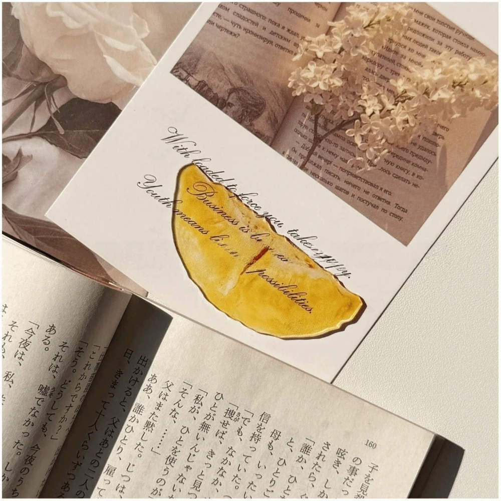 Cute Delicate Apple Bookmark Premium Feeling Unique Grape Tomato Bookmarks Transparent Simulation Bookmark Student Gift