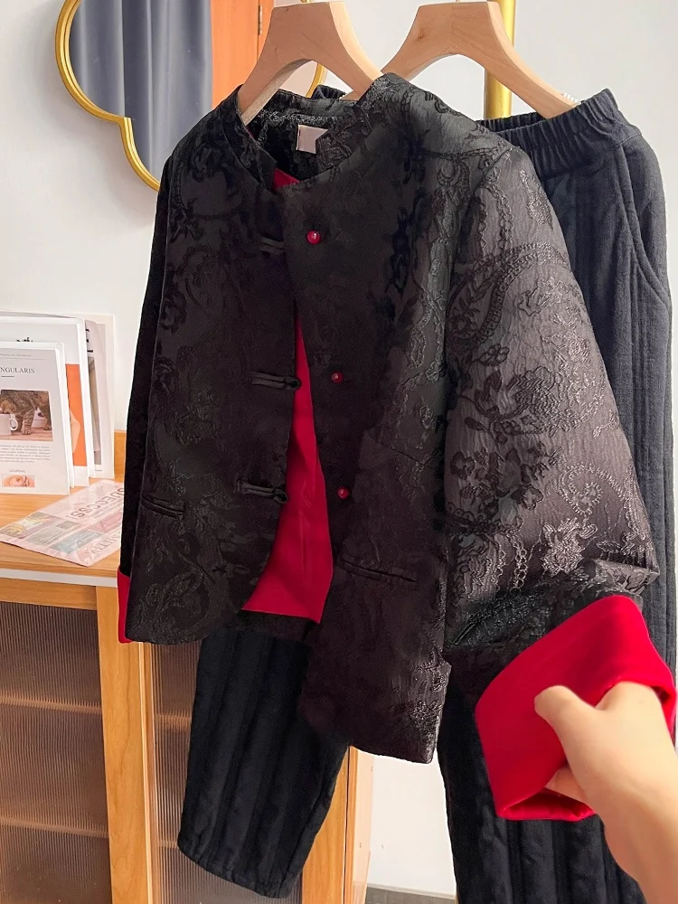 

New Chinese Style Embroidered Jacket Women's Autumn 2024 High-End Vintage National Style Zen Tang Costume Open Cardigan Top