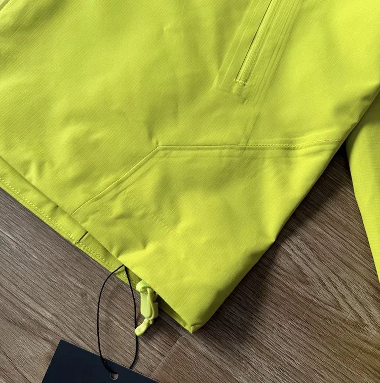 Unisex Windbreaker-Jacke mit Kapuze in Unifarbe – Leichte Reißverschluss-Oberbekleidung für Herbstfahrten und Outdoor-Aktivitäten – Detail 26