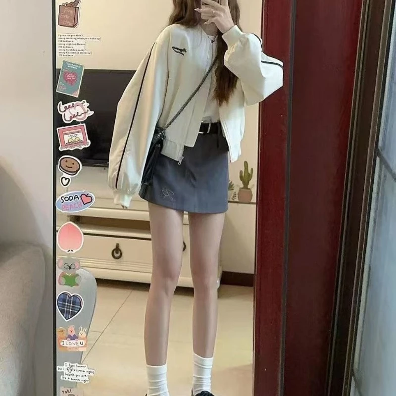 Giacca da baseball vintage vestibilità ampia da uomo primavera autunno 2025 Capispalla casual ed elegante