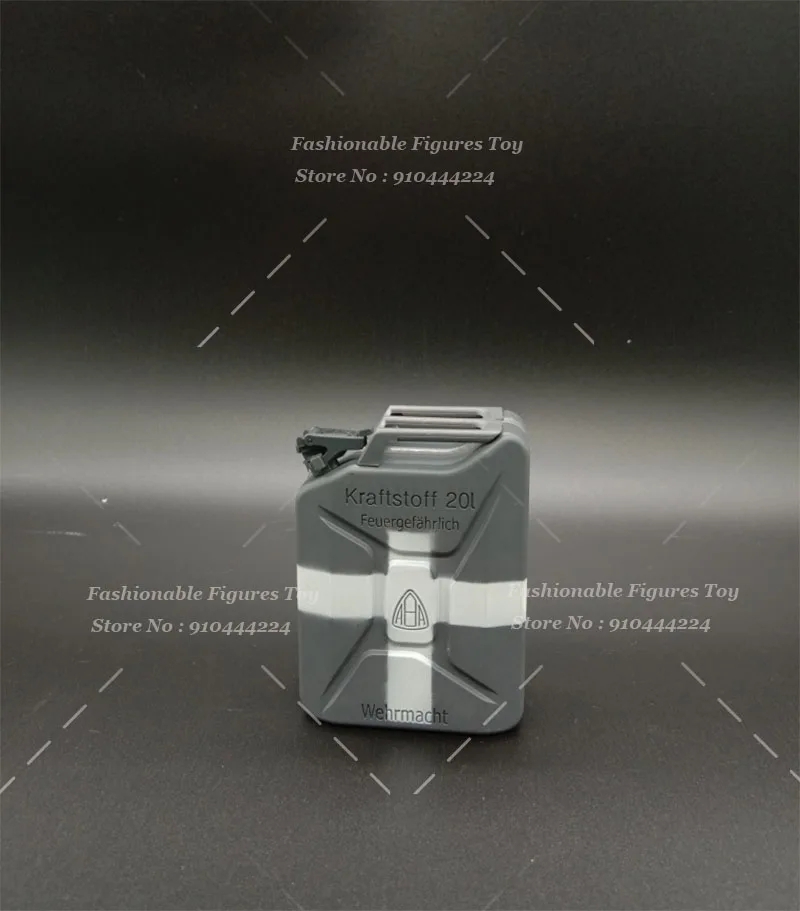 Zbiornik na paliwo w skali 1/6, plastikowy zbiornik, paliwo, scena wojskowa, ozdoba, akcesoria, zabawka, pasuje do figurek akcji DIY 12 cali.