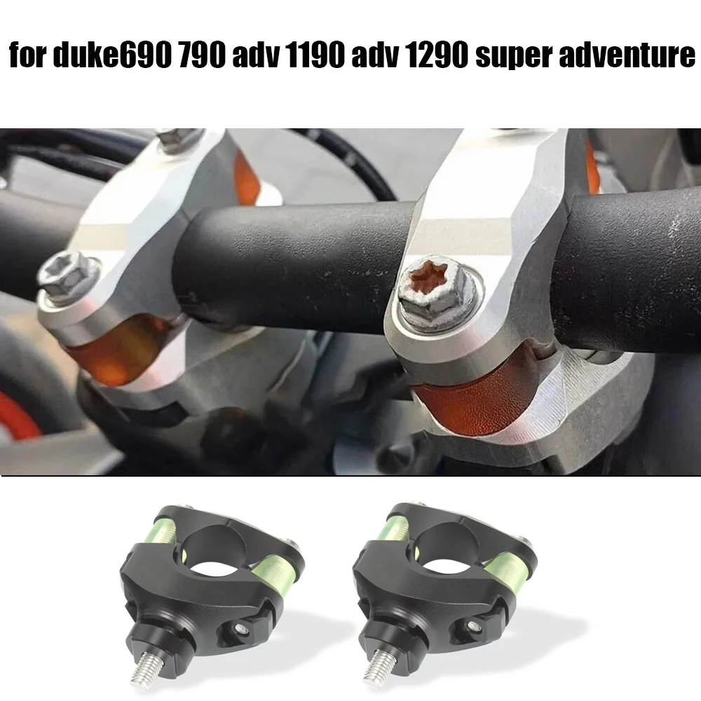 

28mm handlebar risers mounting bar adjustable progressive handlebar damping for duke690 790 adv 1190 adv 1290 super adventure
