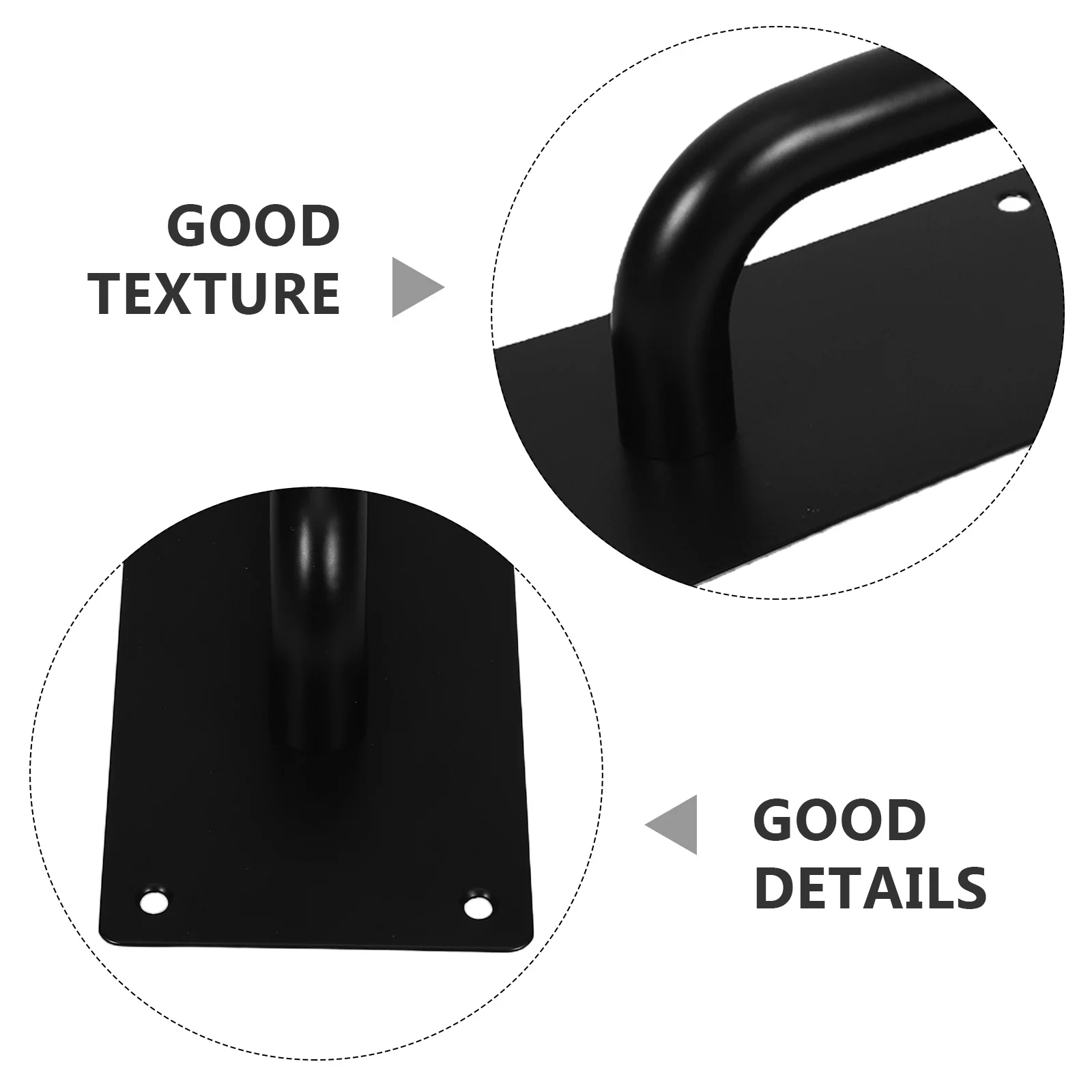 1 مجموعة دفع سحب مقبض الباب الفولاذ المقاوم للصدأ مصقول تصميم سلس للأبواب الزجاجية الخشبية المنزل مكتب تجاري #2