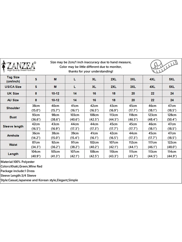 فستان صيفي للعمل من ZANZEA OL فستان نسائي أنيق لمنتصف الساق من ZANZEA 2025 بلون سادة وأكمام قصيرة مكشكشة فساتين غير رسمية برقبة دائرية