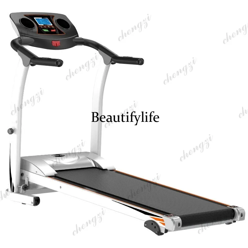 Household small silent multi-function portable shock absorption, folding, electric treadmill