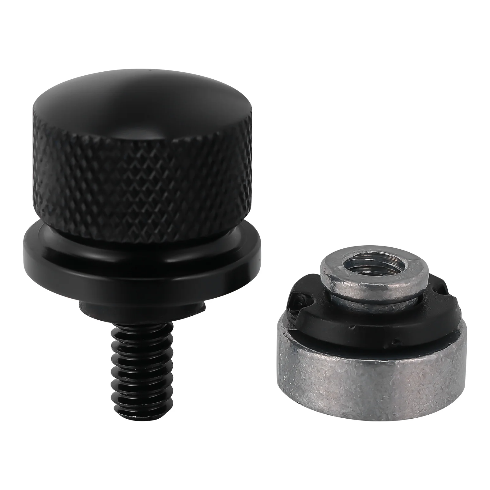 

1Set Efficient Rear Seat Screw Nut Kit Corrosion Resistant Finish Quick Detach Design Motorcycle Seat Fastener Set