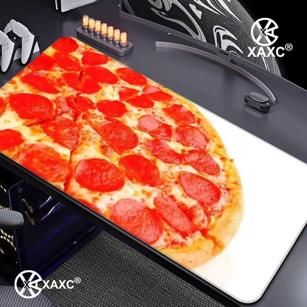 

Creative Pizza Pattern Mouse Pad large keyboard mouse desk pad non-slip rubber gaming mouse pad laptop mouse carpet