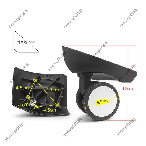 Replacement Wheels for Samsonite U91 Luggage POLO A-153 Universal Swivel Caster Silent Wheel Suitcase Repair Parts