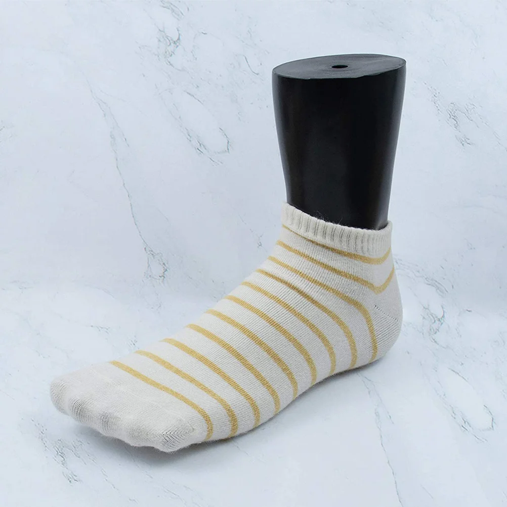 

Sturdy Vinyl Foot Mannequin for Sock Display and Shape Maintenance Ideal for Anklets Chains Shoes Home Shop Decoration Display
