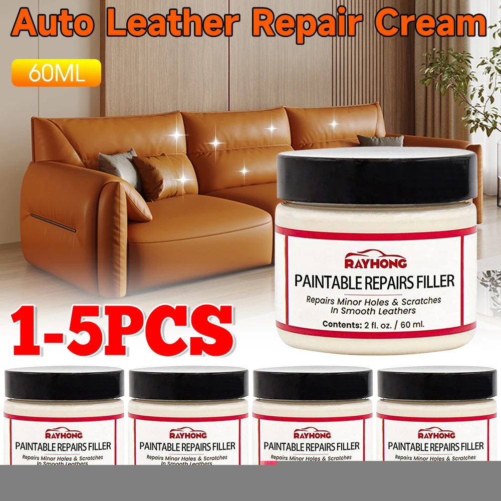 

1-5PCS Leather Filling Paste Filling Paste Compound Car Seat Scratch Repair Paste Conditioner Cleaner Crack Burn Holes Filler ﻿