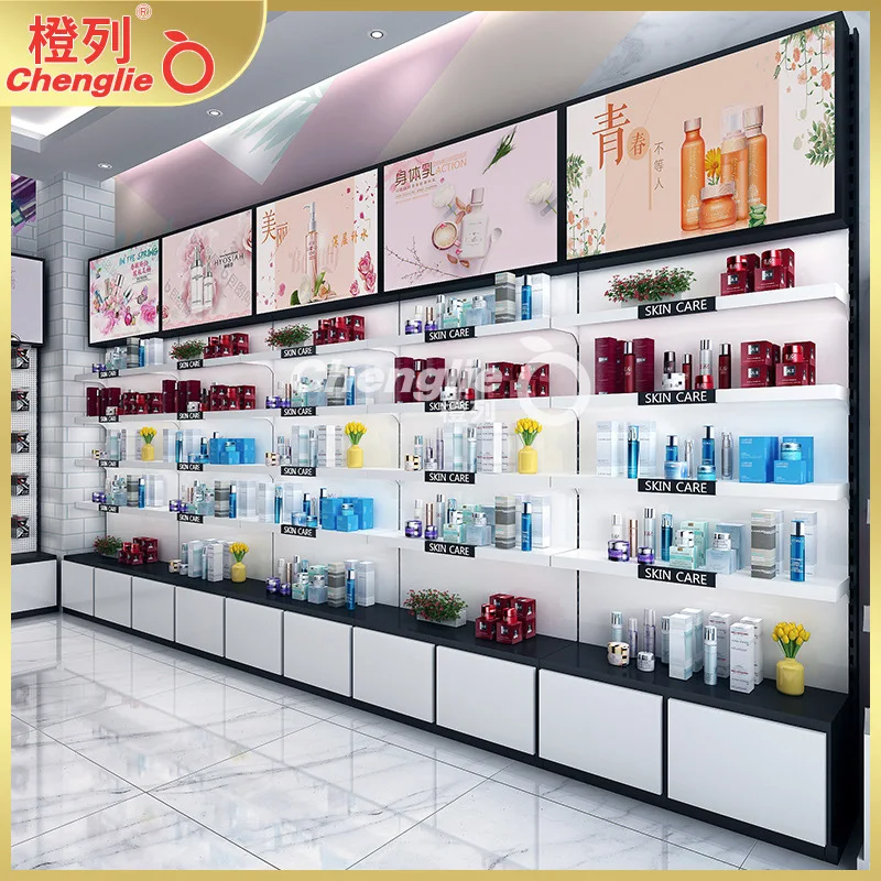 Custom. Source Factory All-Metal Paint Multi-Layer Display Cabinet Customizable Store Life Hall Products Showcase