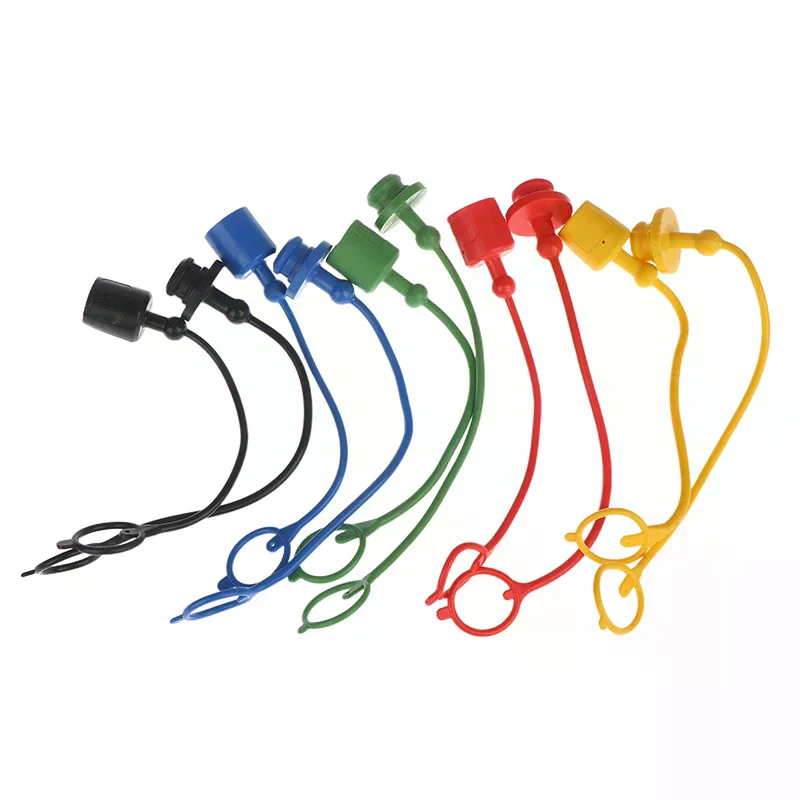 1/5Pairs 1/2 ISO-A Hydraulic Quick Coupler Male Dust Cap And Female Plug Cover Fits Hydraulic Quick Disconnects Coupler