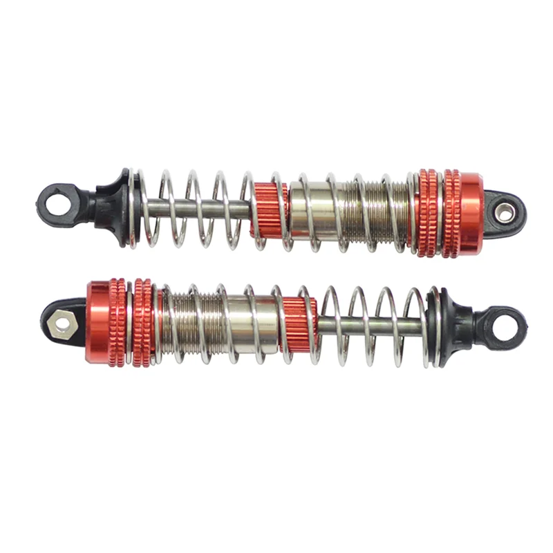 【B89E】8Pcs Front Rear Shock Absorber Fit For XLH 9115 S911 9116 S916 9125 1/10 1/12 RC Car Upgrade Accessories,Red