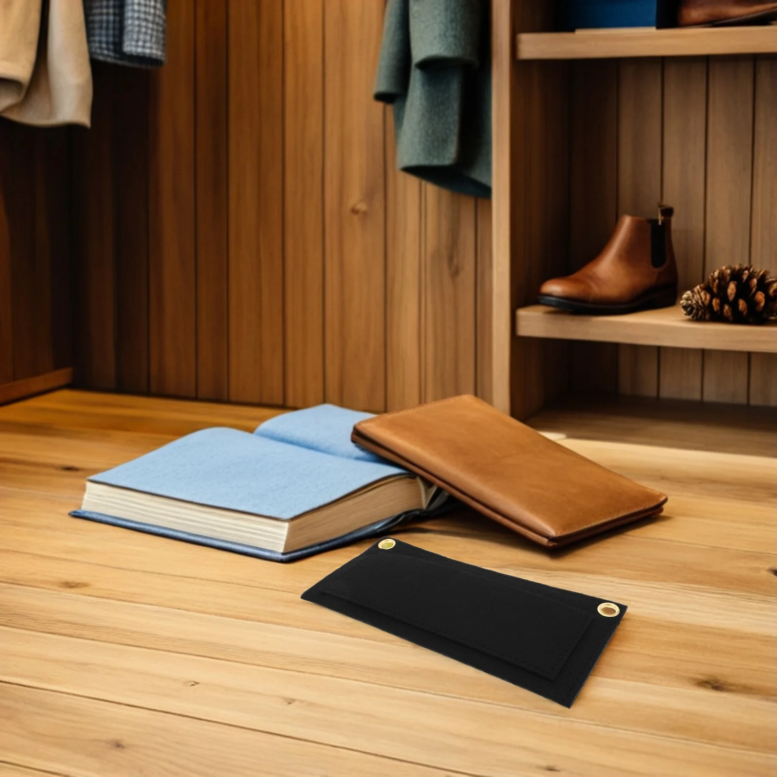 

5Pcs Felt Purse Organizer Insert Multi-Compartment Purse Divider for Handbags Clutch Bag Wallet Organizer Liner for Women