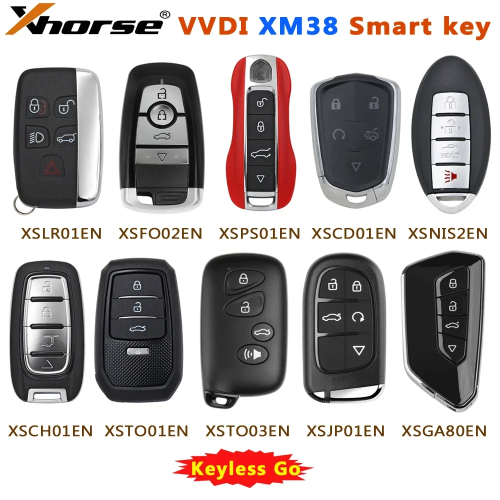 XHORSE-llave inteligente VVDI XM38, XSJP01EN/XSGA80EN/XSCD01EN/XSTO03EN/XSCH01EN/XSPS01EN/XSLR01EN para VVDI2 VVDI, herramienta Max