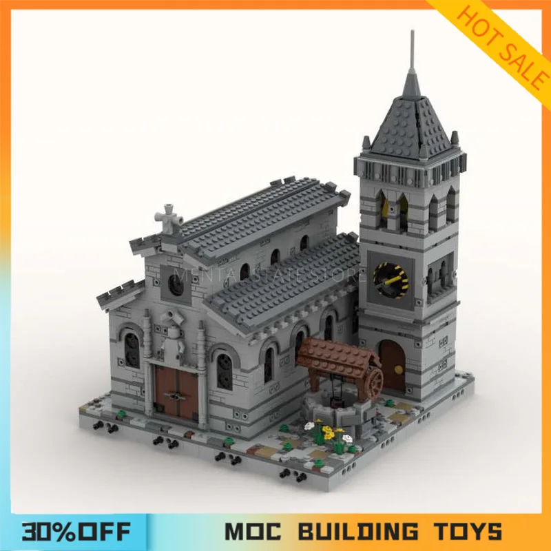 

2085PCS MOC Medieval Church -Modular Notre-Dame Model Building Blocks Bricks DIY Creative Assembly Toys Holiday Gifts