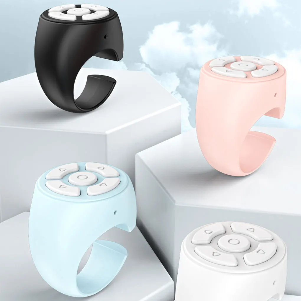 Wireless Bluetooth Mobile Selfie Lazy Remote Control Ring Mobile Phone Bluetooth Controller For Xiaomi iPhone