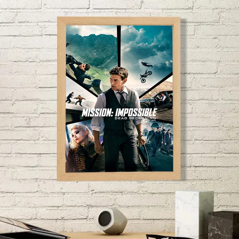 Movie Paintings for Bed Room Decor Mission Impossible Tom Cruise Wall Decoration Painting Home Decorations Canvas Poster Art the