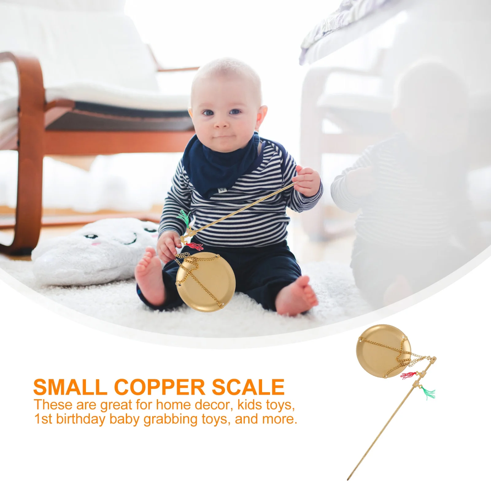 1 قطعة عيد ميلاد الطفل انتزاع مقياس صغير النحاس الطب الصيني التقليدي مقياس محاكاة الدعامة الديكور التصوير متعة #5