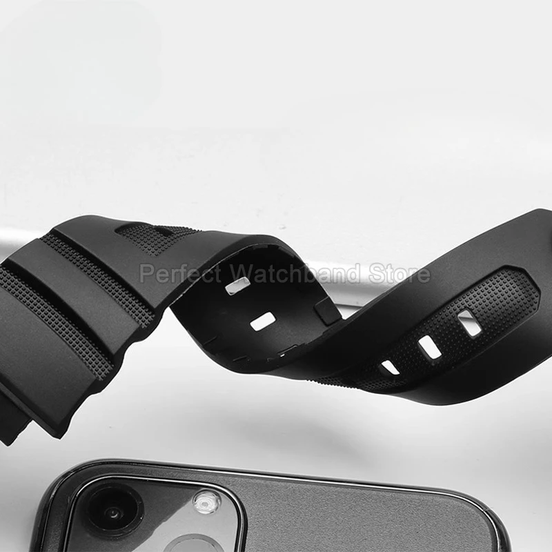 카시오 4778AW-591/590/5230AWG-M100/101 16mm 수지 시계 액세서리 내구성 스크래치 방지 블랙 레드 블루 솔리드 스틸 버클