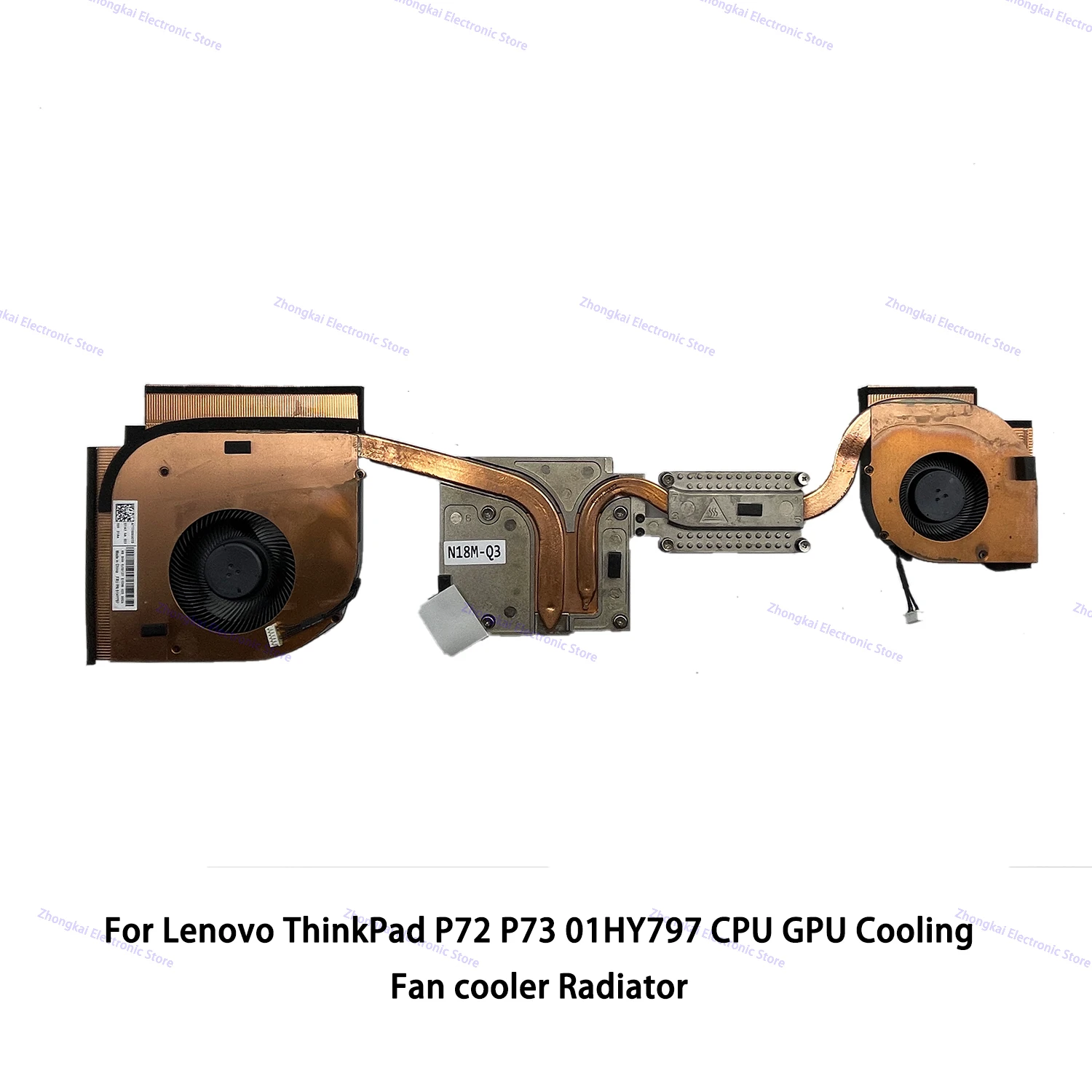 New Original For Lenovo ThinkPad P72 P73 Laptop CPU GPU Cooling Fan Cooler Radiator AT170003DT0 01HY797