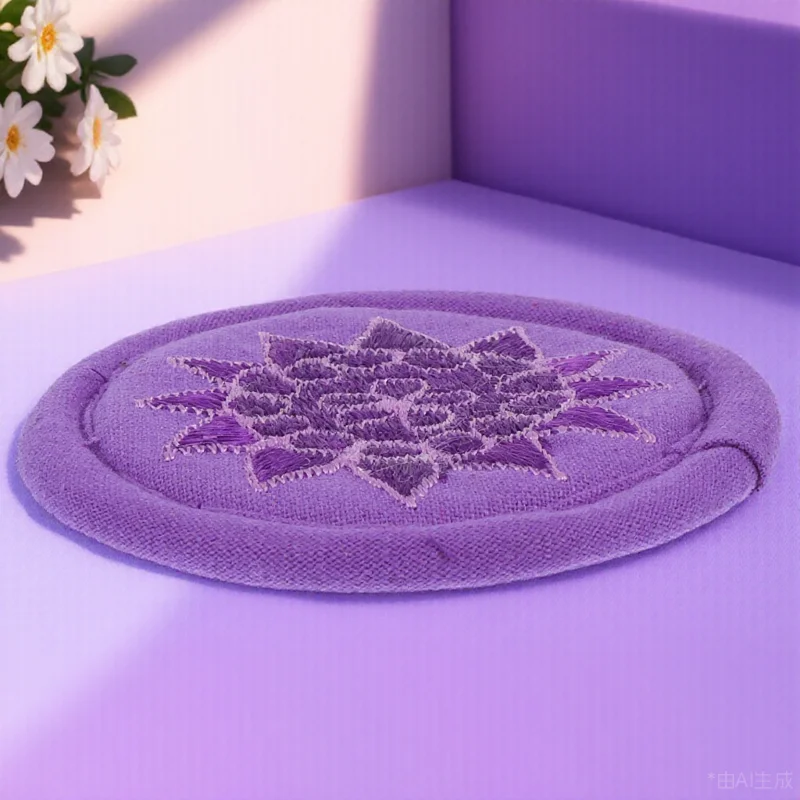 

1Pcs Tibetan Embroidery Singing Bowl Cushion Cotton Cloth Mat Meditation Sound Healing Music Therapy Accessory