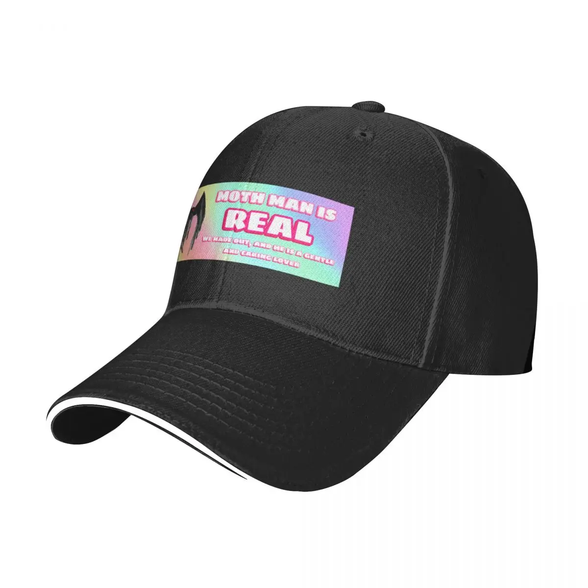 moth man is REAL we made out and he is a gentle and caring lover Baseball Cap Sunscreen Golf Wear western Hat Men Hats Women's