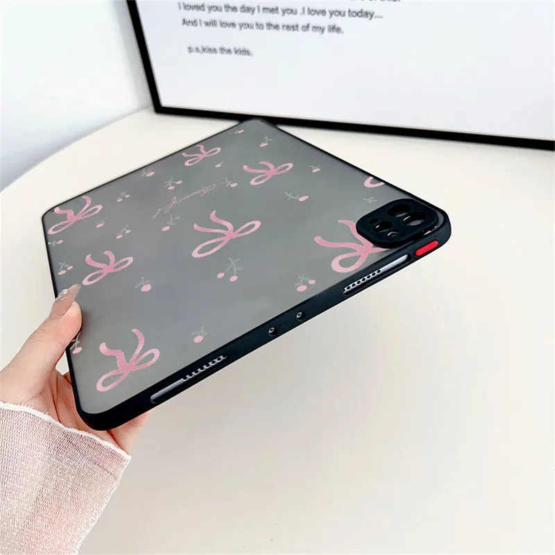 Pink Bowknot Small Floral Design Case For Funda Xiaomi Redmi Pad SE 11 8.7 Mi Pad 7 6 Pro 5 11 11.2 6S Pro 12.4 Tablet Cover