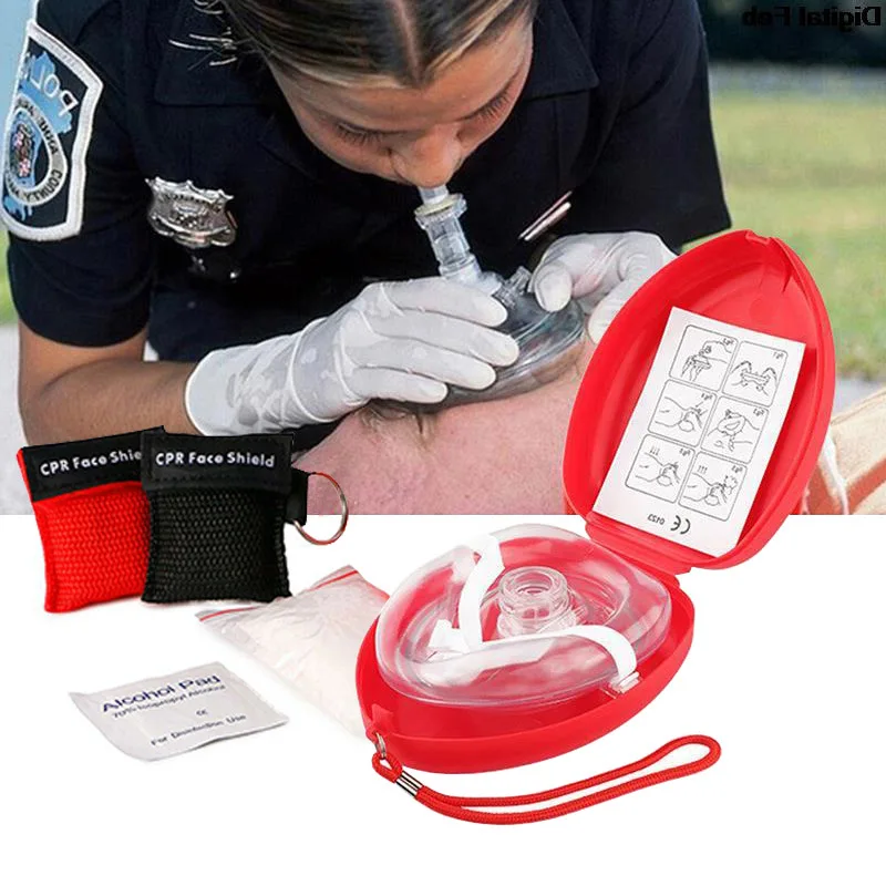 

Многоразовая профессиональная маска для экстренной кардиопульмональной реанимации для защиты спасателей при искусственном дыхании