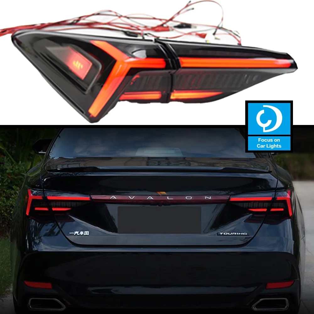 Taillights Styling For Toyota Avalon 2019 Tail Light LED DRL Running Signal Brake Reversing Parking Lighthouse Facelift