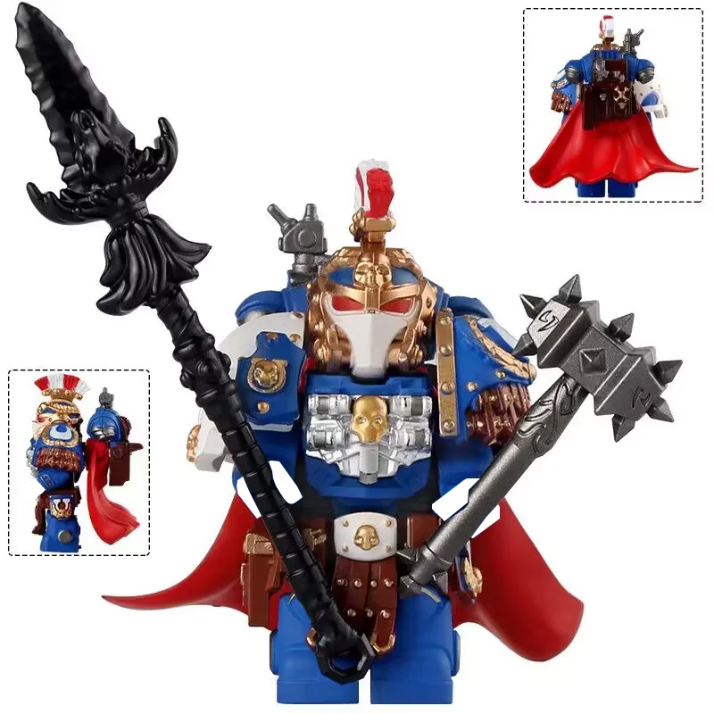 Hot Toys Serienmodell, zusammengebauter Baustein-Bausatz, Empire Fist Space Wolf Holy Blood Angel Actionfigur, Spielzeuggeschenk