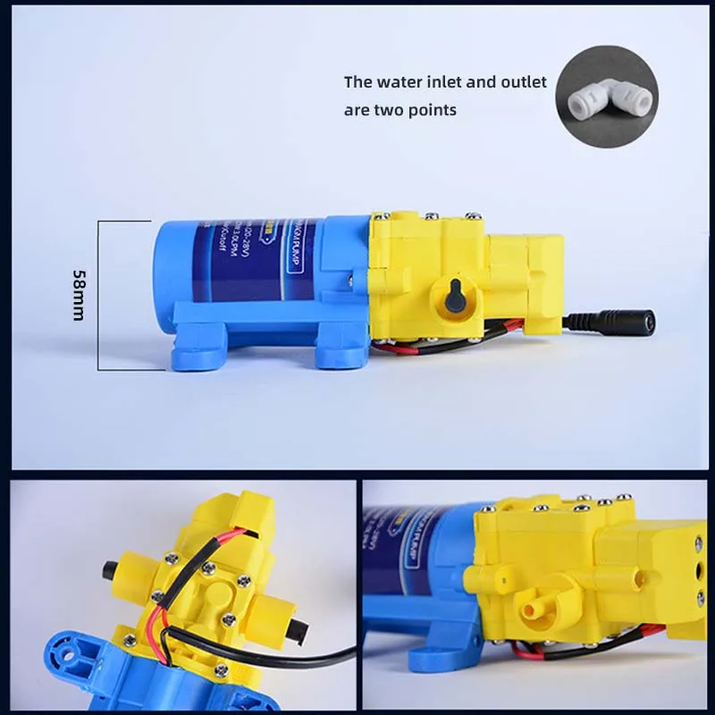 Water Purifier Self-priming Pump DC 24V 30W/40W Booster Pump Bottled Water Pump