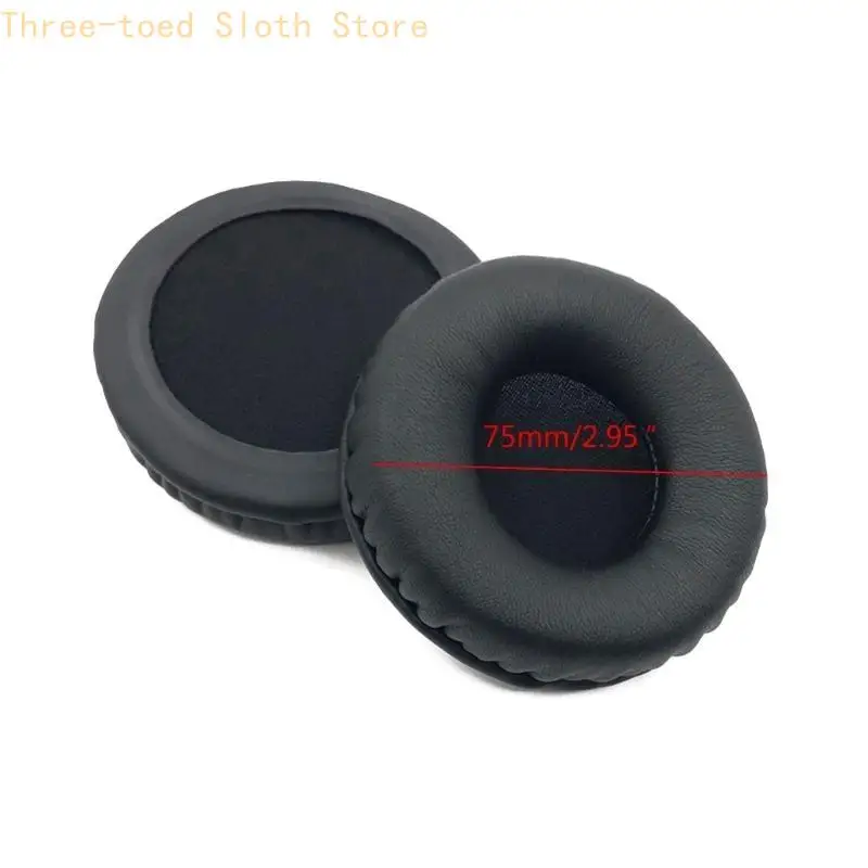2PCS Ohrpolster für ATH-AR3BT ATH-AR3IS Kopfhörer Ohrpolster Komfortable Schaum Abdeckungen E74A – Detail 6