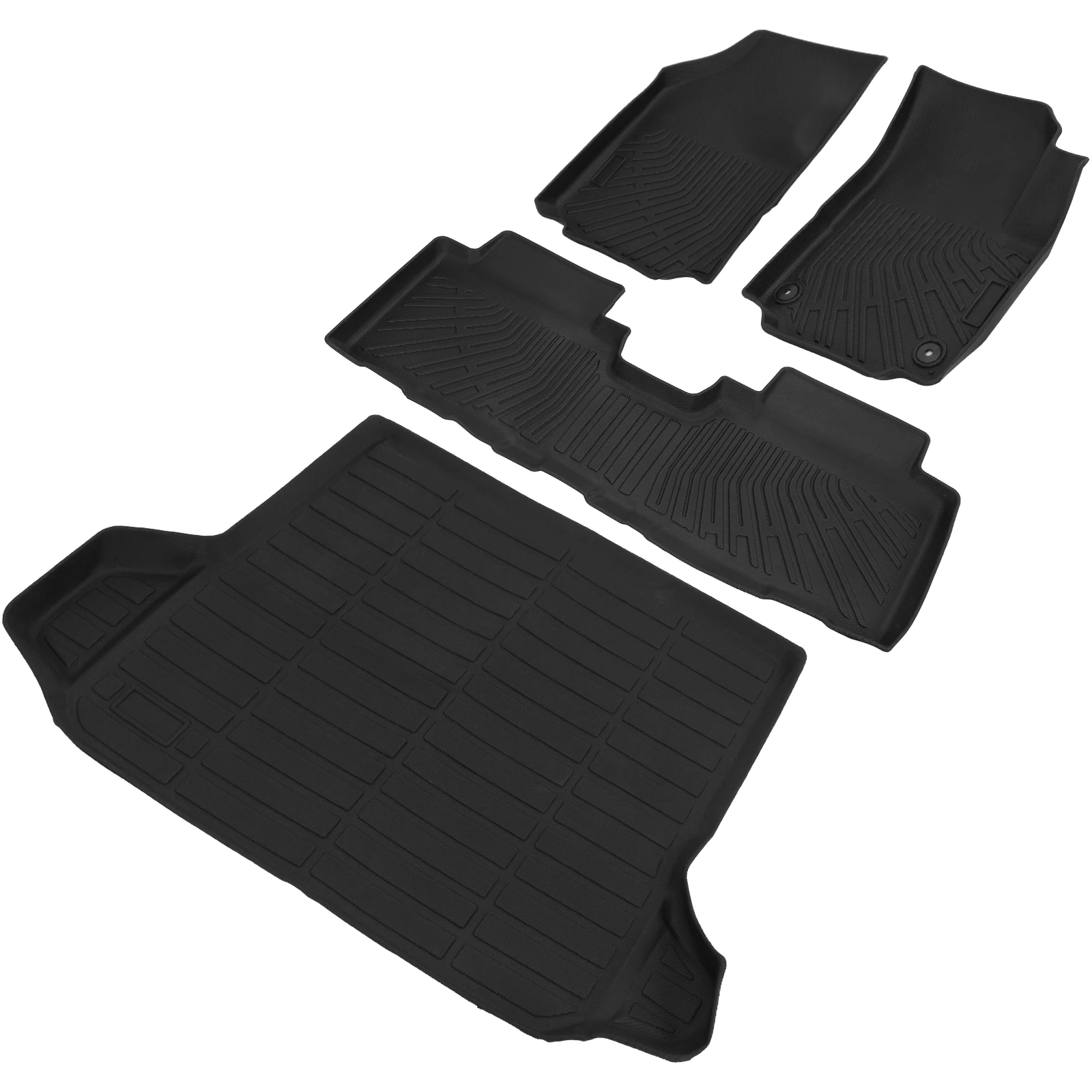 

Комплект всепогодных автомобильных ковриков и вкладышей для багажника из TPE для Chevrolet Equinox 2018-2024