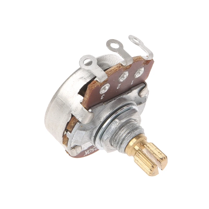 A250K Potentiometer Splined Pot Elektrische Gitaar Bas Effectversterker Tone Volume Part DropShipping