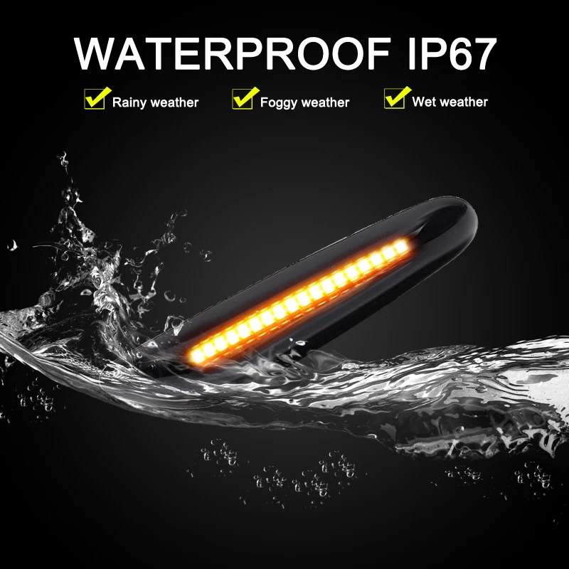 12V Dynamic LED Side Fender Marker Lamp Turn Signal Light For BMW 1/3/5-Series E81 E82 E87 E88 E46 E90 E91 E92 E93 E60 E61 X1 X3