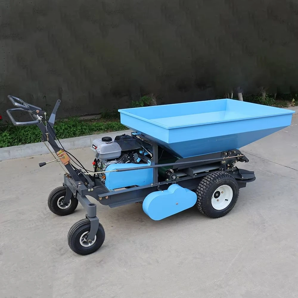 

Gold seller 2025 Self-propelled Dual-purpose Spreader Wide-area Rotary Lawn Feed Automatic Spreader With CE Certifica