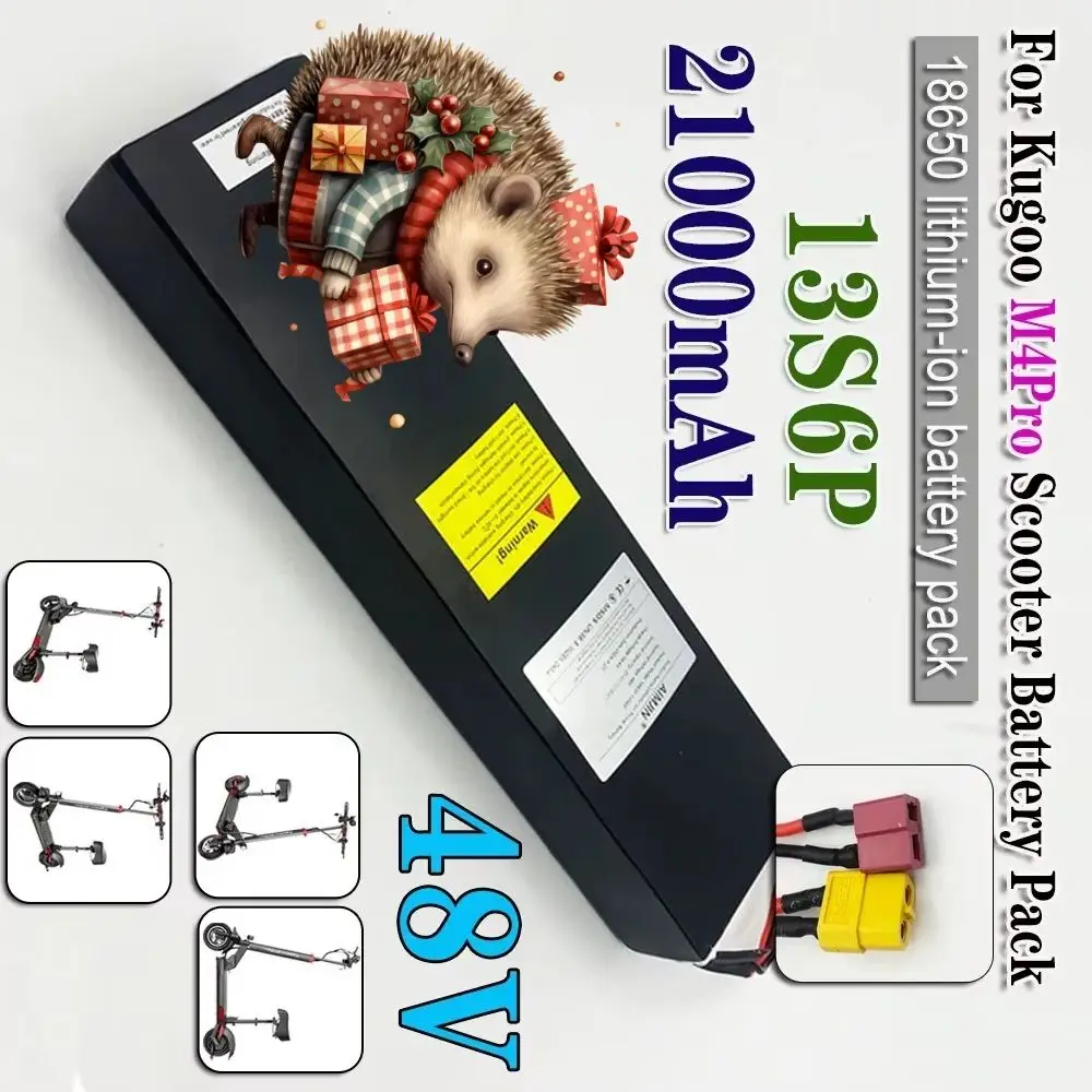 

Newly Upgraded 13S6P 48V 21AH For Kugoo M4 Pro electric scooter 18650 Li-ion battery pack，Long lasting battery life