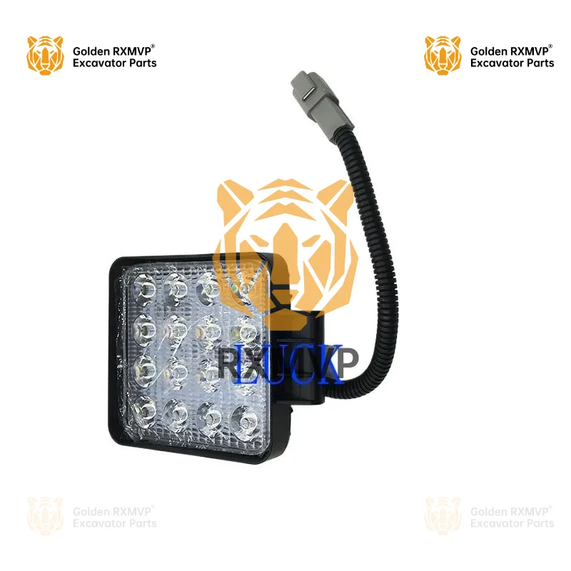 For Hyundai R XCMG Doosan SDLG Vol-vo 55 60 210 Work Light LED Arm Light 12V24V Excavator Accessories